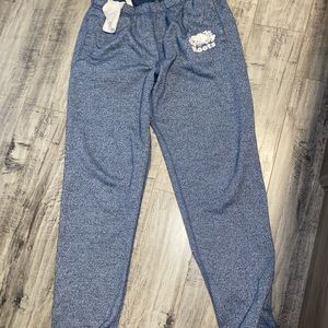 Roots Women’s M sweatpant salt pepper blue